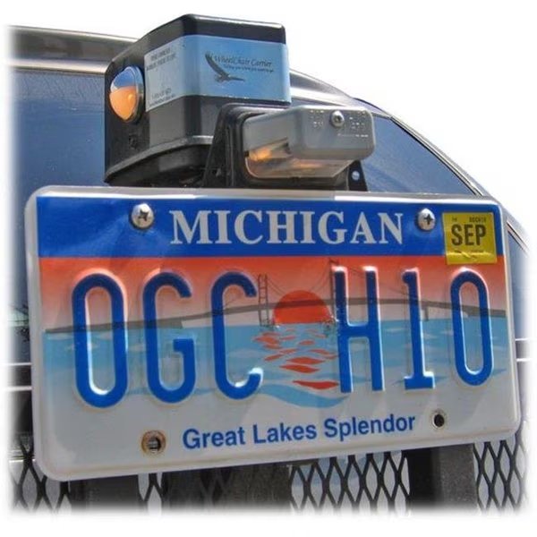 Wheelchair Carriers License Plate Kit, Wheelchair Carriers, Mfr#: 220